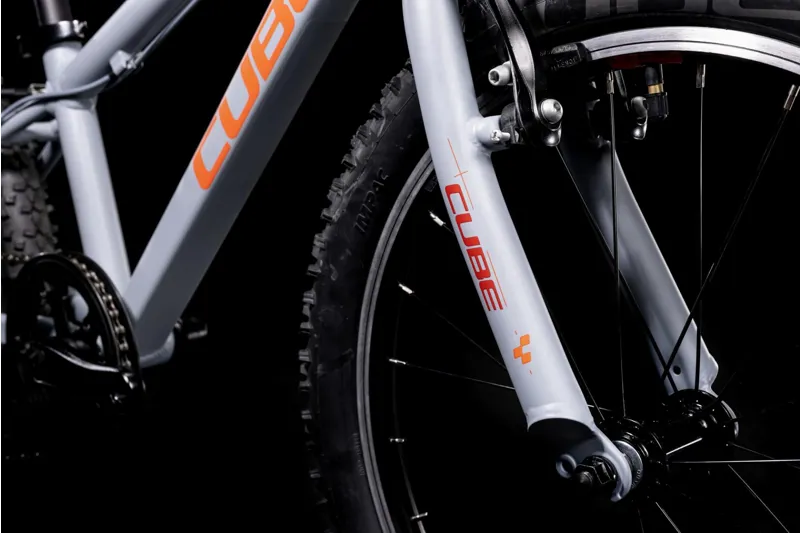 Cube Acid 200 Kids Bike in Grey/Red -6